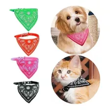 1 Coleira Bandana Pet Couro Para Cachorros Porte Medio Tam P