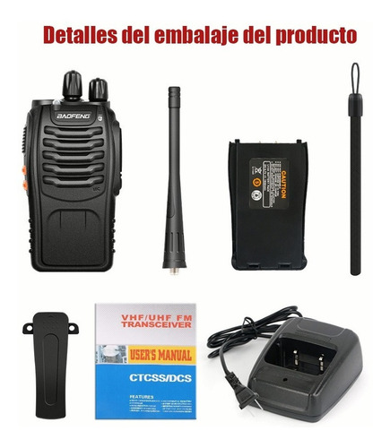 2 Radios Walkie Talkie Recargable 16 Canale 1500mah 5km Foto 6