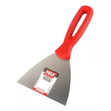 Espátula De Aço Com Cabo Plastico 6cm Max Gesso Argamassa