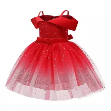 Vestido Princesa Elegante Para Niña 2 A 12 Años C0b5-we