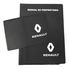 Capa Guardar Manual Proprietário Renault + Porta Doc