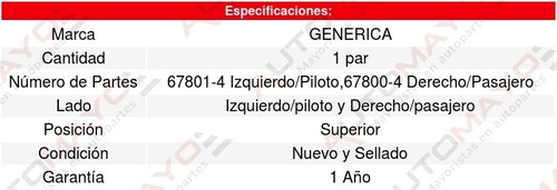 Kit 2 Horquillas Superiores (de Calidad) Tacoma 4x4 05-19 Foto 3