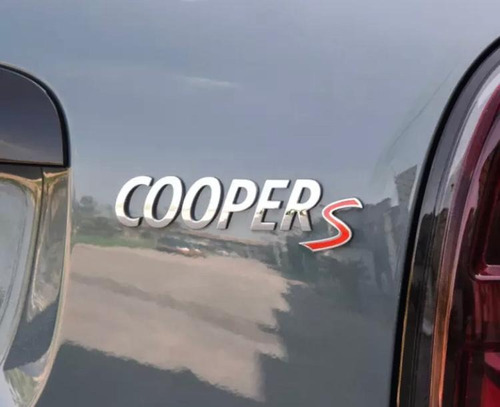 Juego De Letras Emblema Mini Cooper S All Black Foto 2