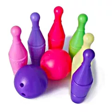 Juego De Bolos Niña Y Niño De 8pcs 22cm Didactico Boy Toys 