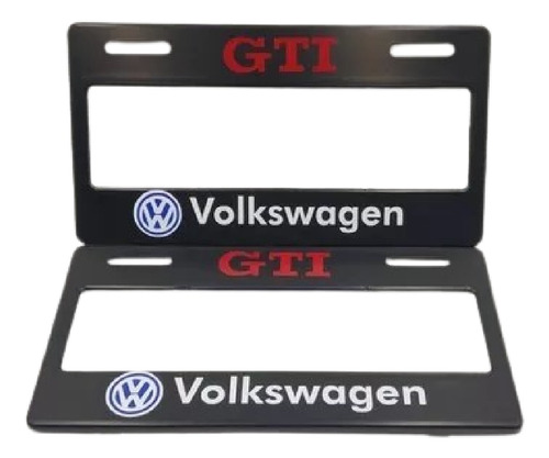 Marco Portaplacas Volkswagen Gli Gti Rline Alfanumrico Foto 3