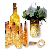 Corcho Alambre De Luces Led Decoracion Hogar Botellas Regalo