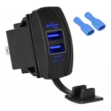 Cargador Usb 12-24v Toma Embutir Enchufe Auto Moto Nautica