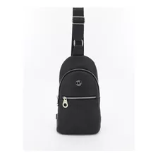 Mochila Cruzada Negra Good Company Art. 2364