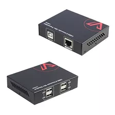 Av 165 Pies Extender Acceso Usb Sobre Cat5e / 6, Con 4 Puert