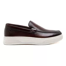 Sapatênis Masculino Slip On Democrata 122119 Marrom