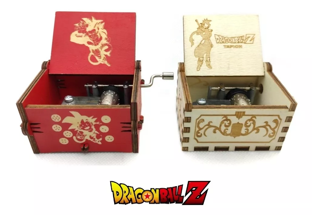 Caja Musical Dragon Ball Z Gt Tapion Melodía Goku Madera