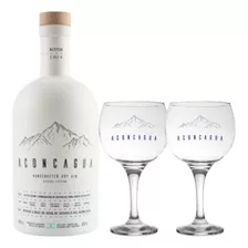 Gin Aconcagua Blanco Cardamomo 750 Ml + 2 Copones Originales