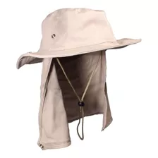 Chapéu De Pescador C/ Protetor De Nuca Fixo + Joga