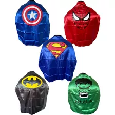 Kit 5 Capas De Corte Infantil Super Heróis Para Barbeiros