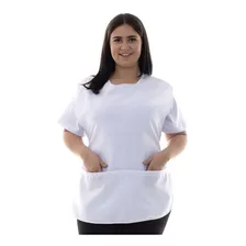 Plus Size- Kit 2 Batas Oxford Com Amarração Lateral Uniforme