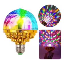 Lâmpada Giratória Colorida Rgb Efeito Globo Bola Maluca 110v/220v