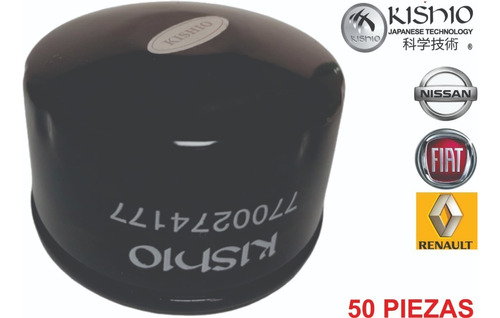 50 Filtros De Aceite Para Nissan Platina 1.6l 02-10 Kishio Foto 4