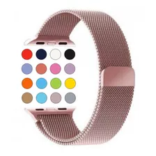 Pulseira Aço Milanese Magnético App Watch T500 Iwo W26 T5