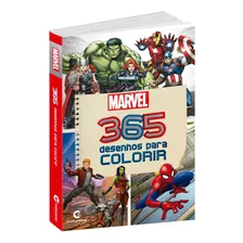 Livro Infantil 365 Desenhos Pintar Marvel Heróis Culturama