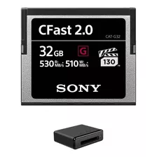 Sony 32gb Cfast 2.0 G Series Memory Card With Usb 3.0 Card R