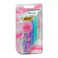 Bic Silky Touch 3 Afeitadora Desechable 4 Ea, Paquete De De 