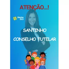 2.000 Santinho Conselheiro Tutelar - 7x10cm - Papel Cartão