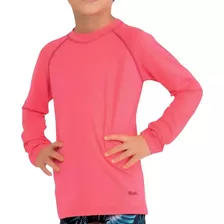 Camiseta Infantil Térmica Manga Longa Mash Proteção Uv50+