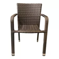 Cadeira Área Externa Gourmet Empilhável Estrutura Alumínio
