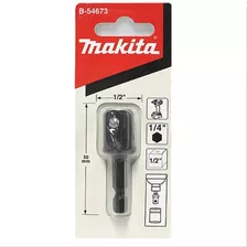 Adaptador Haste 1/4 Encaixe Soquete 1/2 Parafusadeira Makita