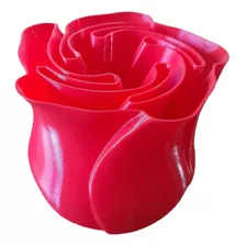 Florero Plastico 8x9cm Modelo Rosa