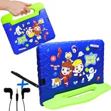 Tablet Infantil Kid Pad Luccas Neto Azul 32gb + Caneta Fone