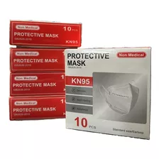 Mascarillas Kn95 Blancas Certificadas- 5 Cajas (50 Unidades)