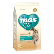 Ração Max Cat Para Gatos Adultos Frango E Arroz 3kg