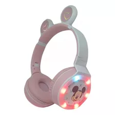 Diadema Niña Bluetooth Inalambrica Luz Rgb Mickeymouse Me-20