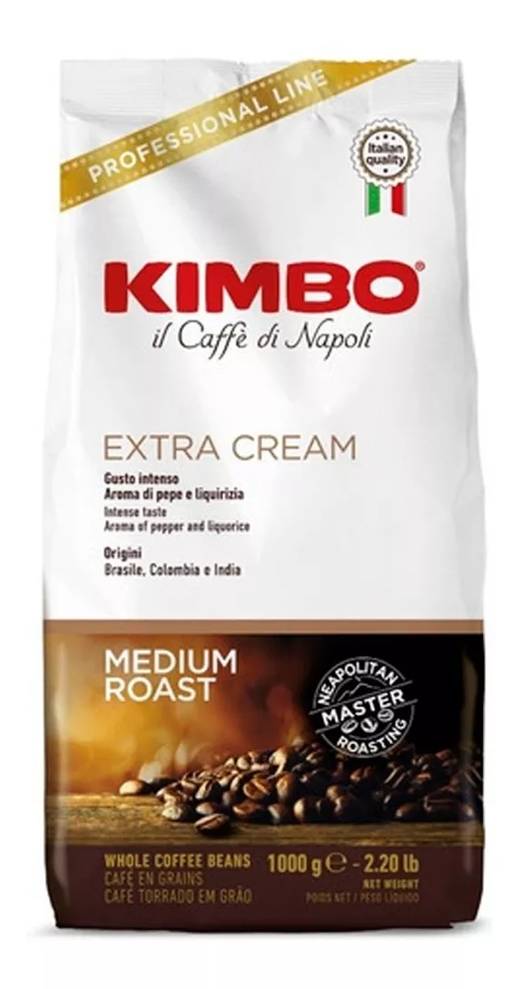 Cafe Italiano Kimbo Espresso Extra Cream 1kg Grano Entero