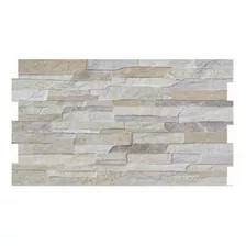 Ceramica Revestimiento Pared Piedra Beige Encastre Topazio