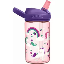 Camelbak Eddy+ Botella De Agua Para Niños De 14 Onzas Con Color Color Fantasía (unicorns)