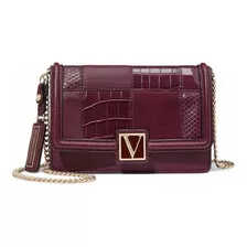 Cartera Victoria Secret Burgundy Vinotinto Shoulder Bag