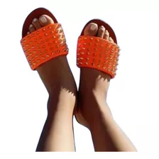 Sandalia Calzado De Dama Zapato De Mujer Color Neón 