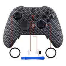 Carcasa Y Anillos Para Control Xbox One Elite Fibra Carbon