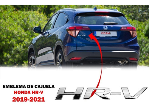 Emblema Cajuela Honda Hr-v 2019-2021 Foto 3
