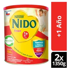 Leche En Polvo Nido® 1+ Protectus Avanzado Tarro 1350g X2