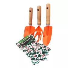 Herramientas Para Jardinería Y Guantes.