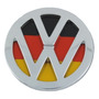 Logo Emblema Volkswagen Mini Cromo Fondo Negro MINI 