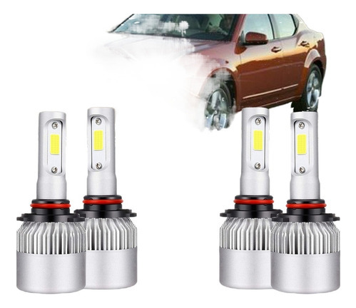 Para 2009 Dodge Journey 9005 9006 9145 Kit De Focos Led 100w Dodge Avenger