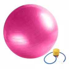 Pelota Balon 75 Cm + Inflador Yoga Pilates