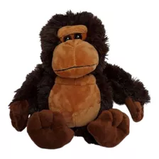 Gorila De Pelúcia Macaco Chimpanzé Realista Antialérgico 