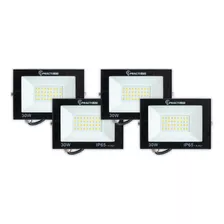 Pack X 4 Reflectores Led 30w Exterior Proyector