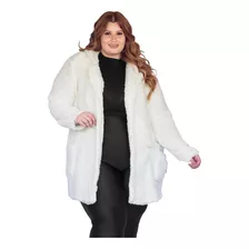 Casaco Com Touca / Teddy / Capuz / Inverno / Plus Size