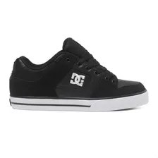 Tenis Dc Shoes Pure Color Black/black/white(blw) - Adulto 9.5 Us